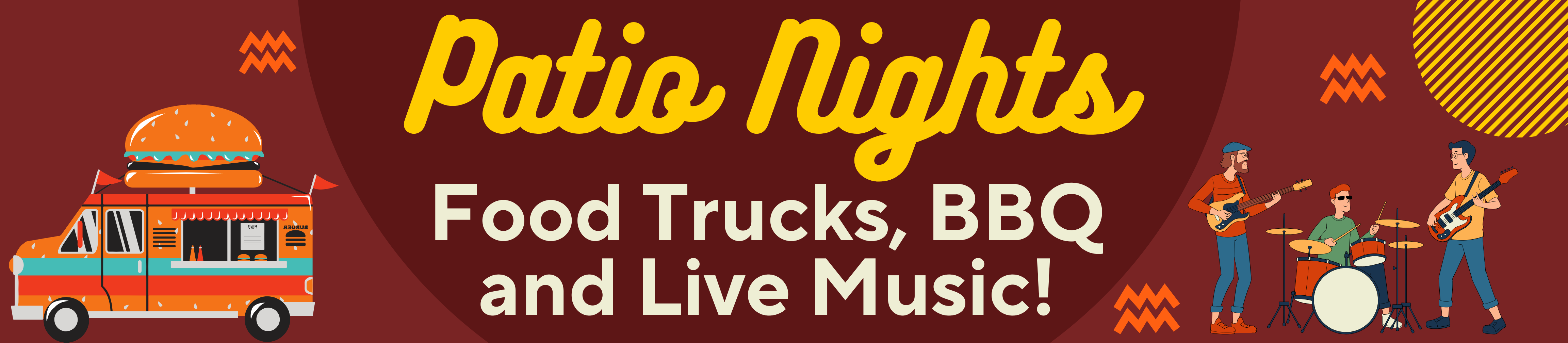 Patio Nights email banner